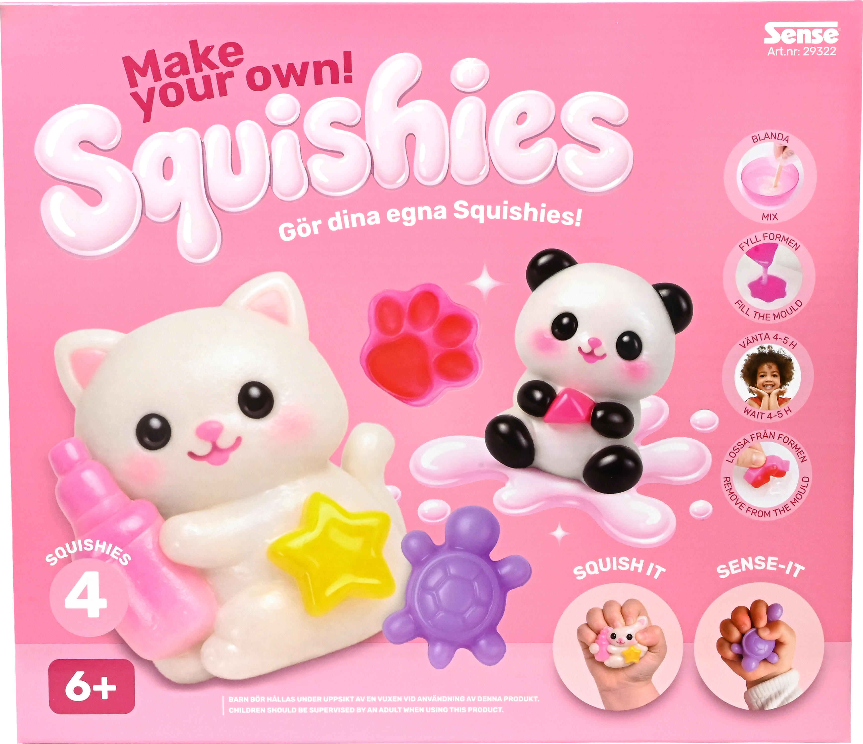 Skapa Squishie Stort Set