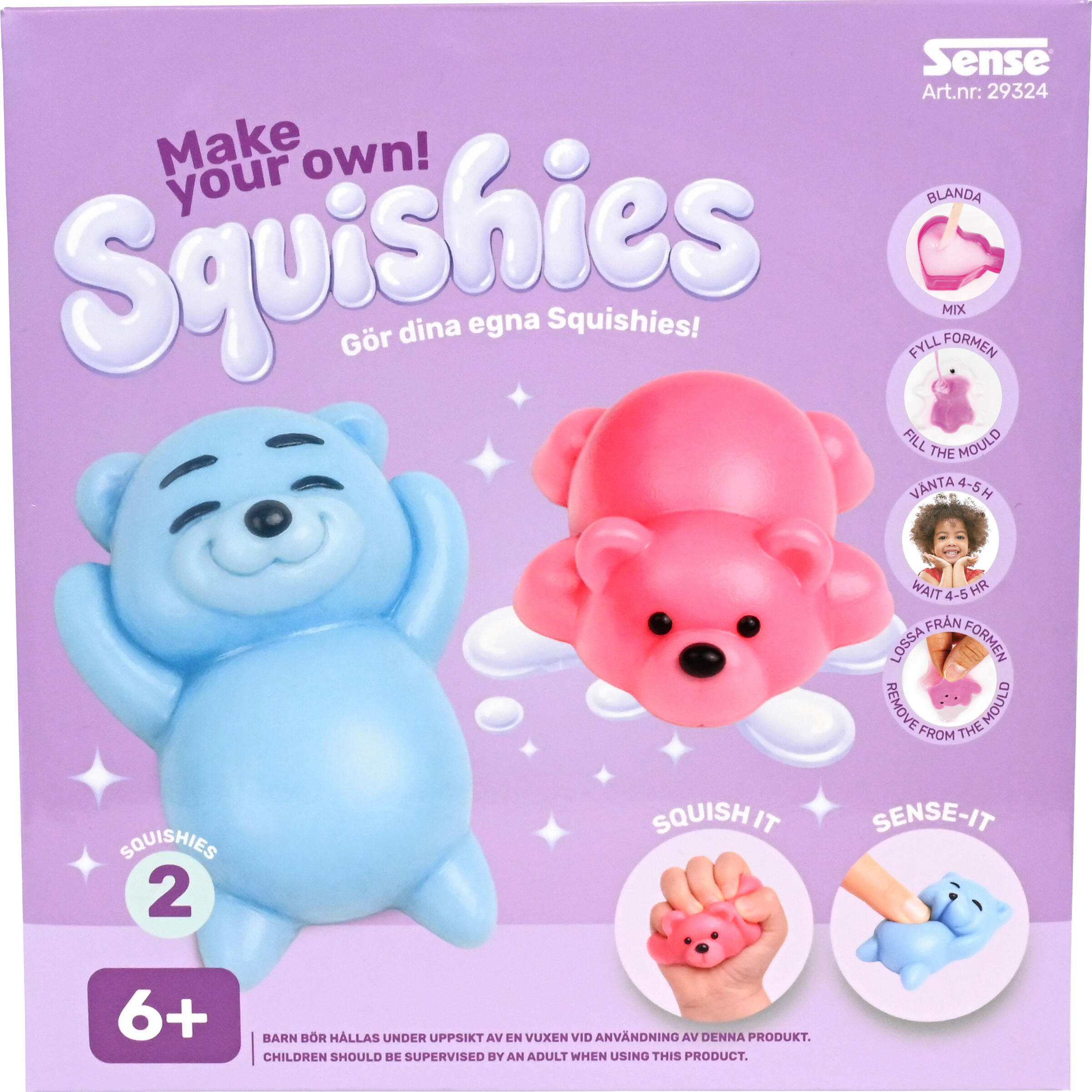 Skapa Squishie Söt Mellan