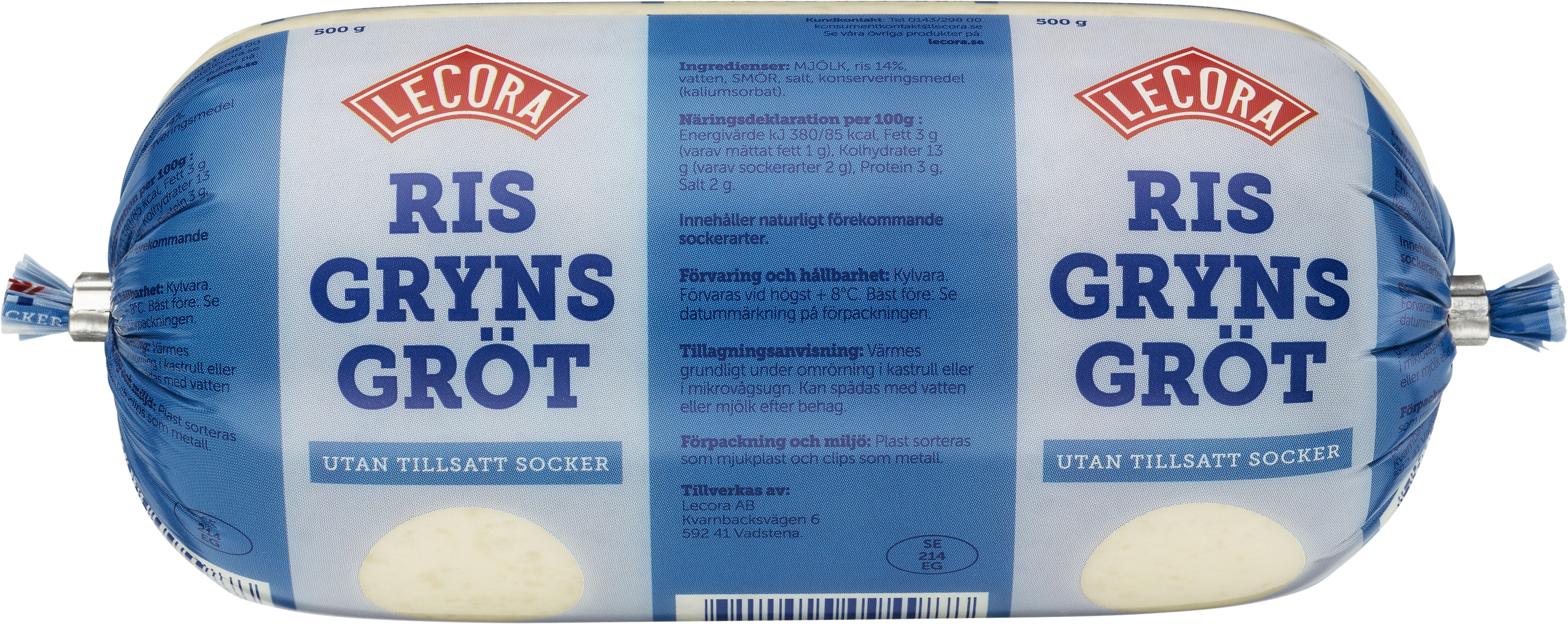Risgrynsgröt Utan Socker