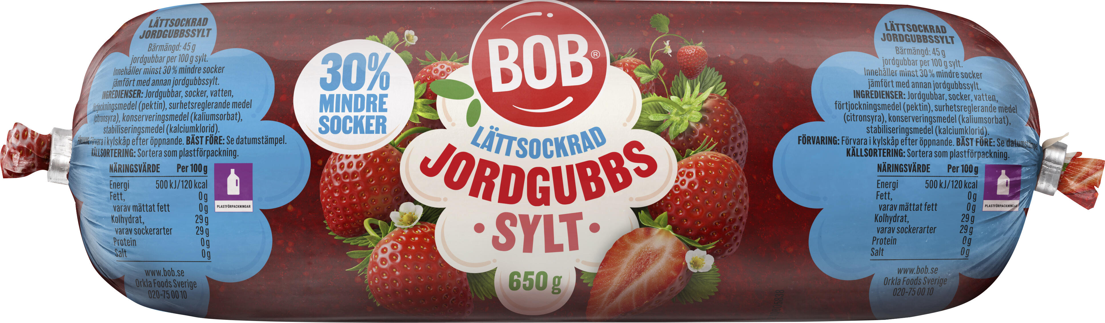 Jordgubbssylt Lättsockrad