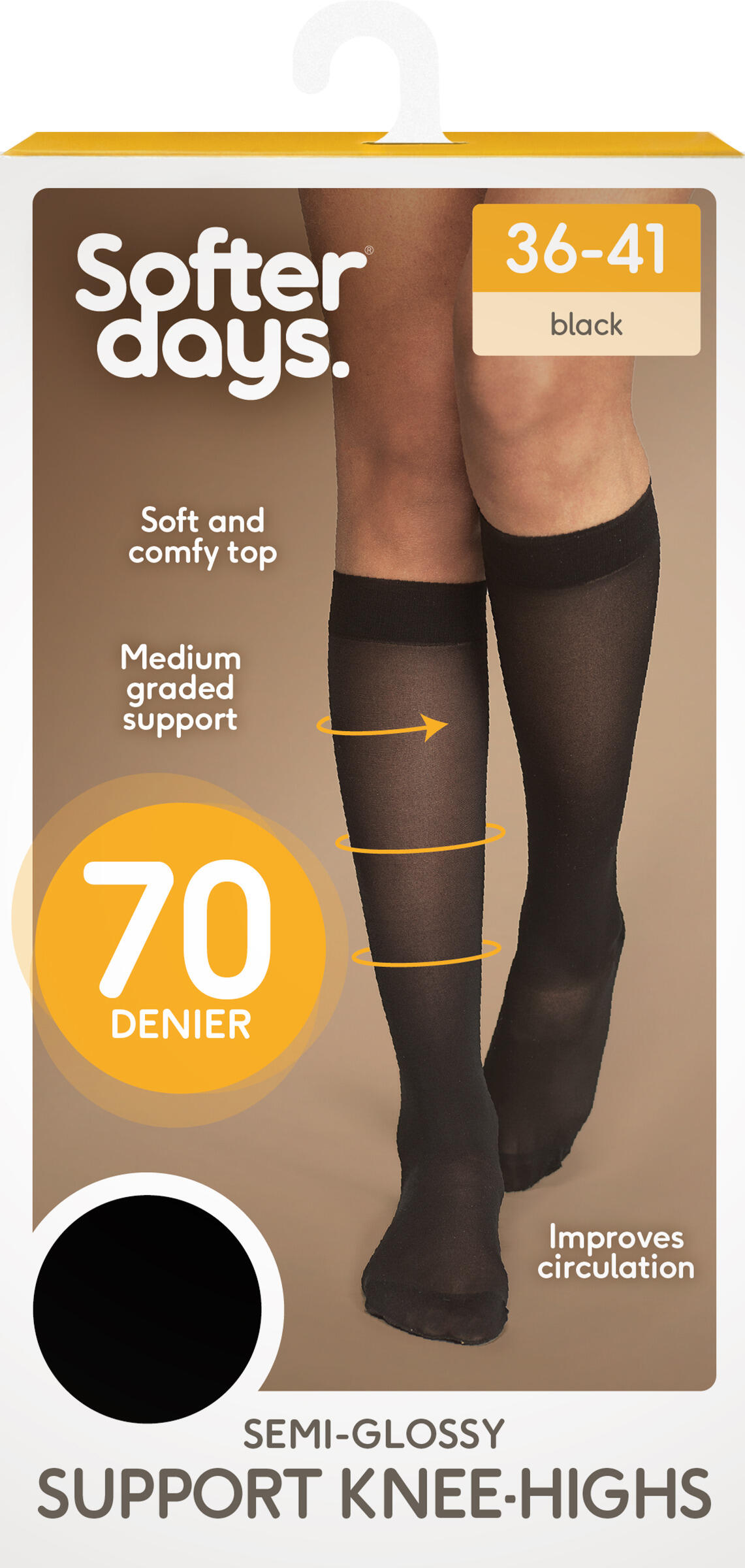 Support 70Den Knee-High