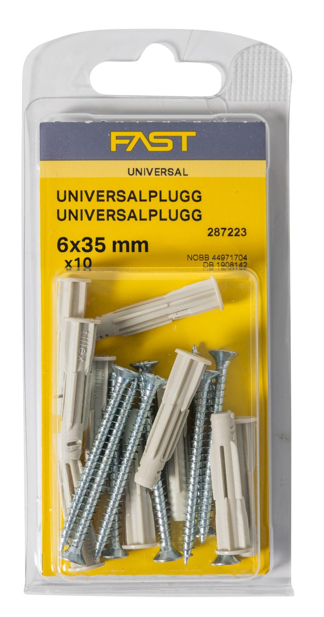 Universalplugg 6X35 Skr
