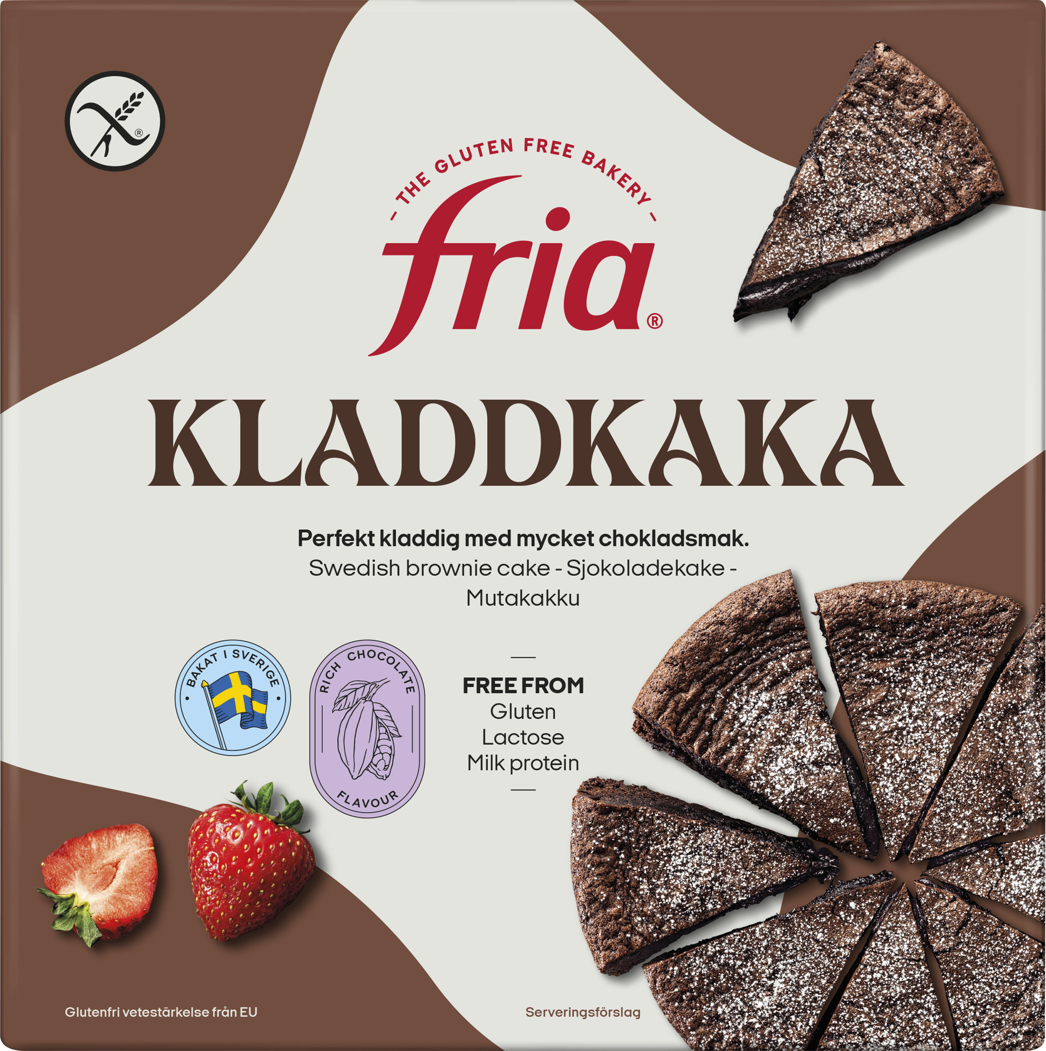 Kladdkaka, Fryst Glutenfri