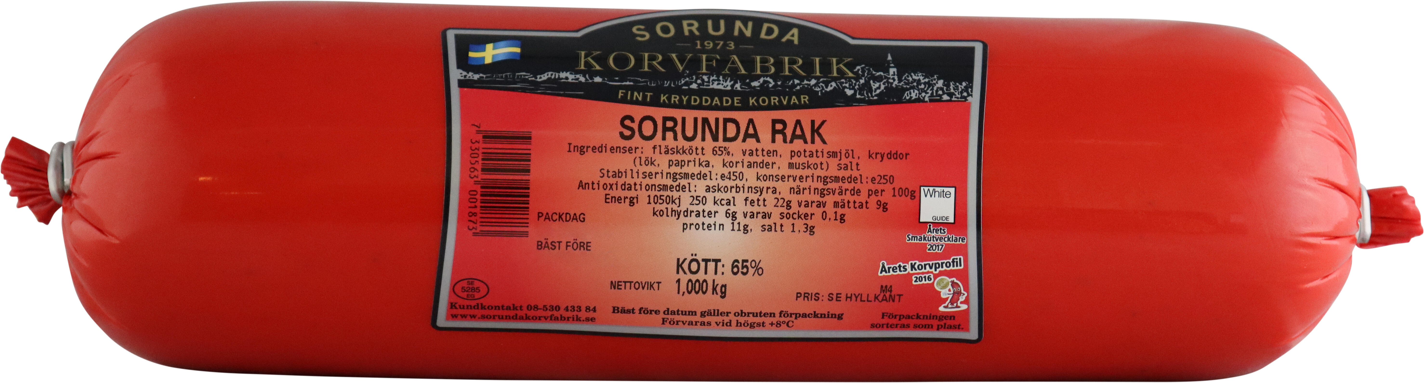 Falukorv Rak