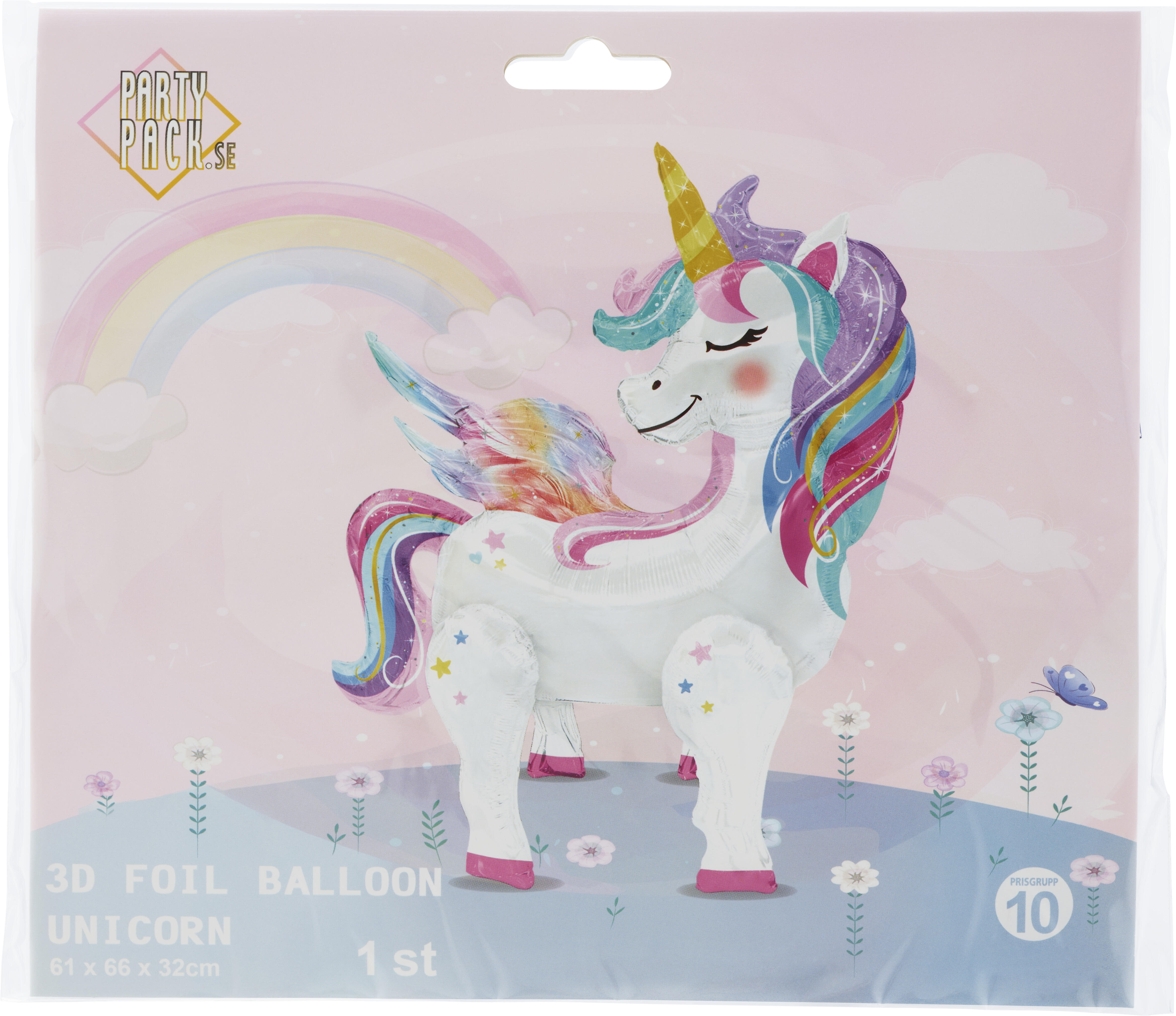 Folieballong Unicorn