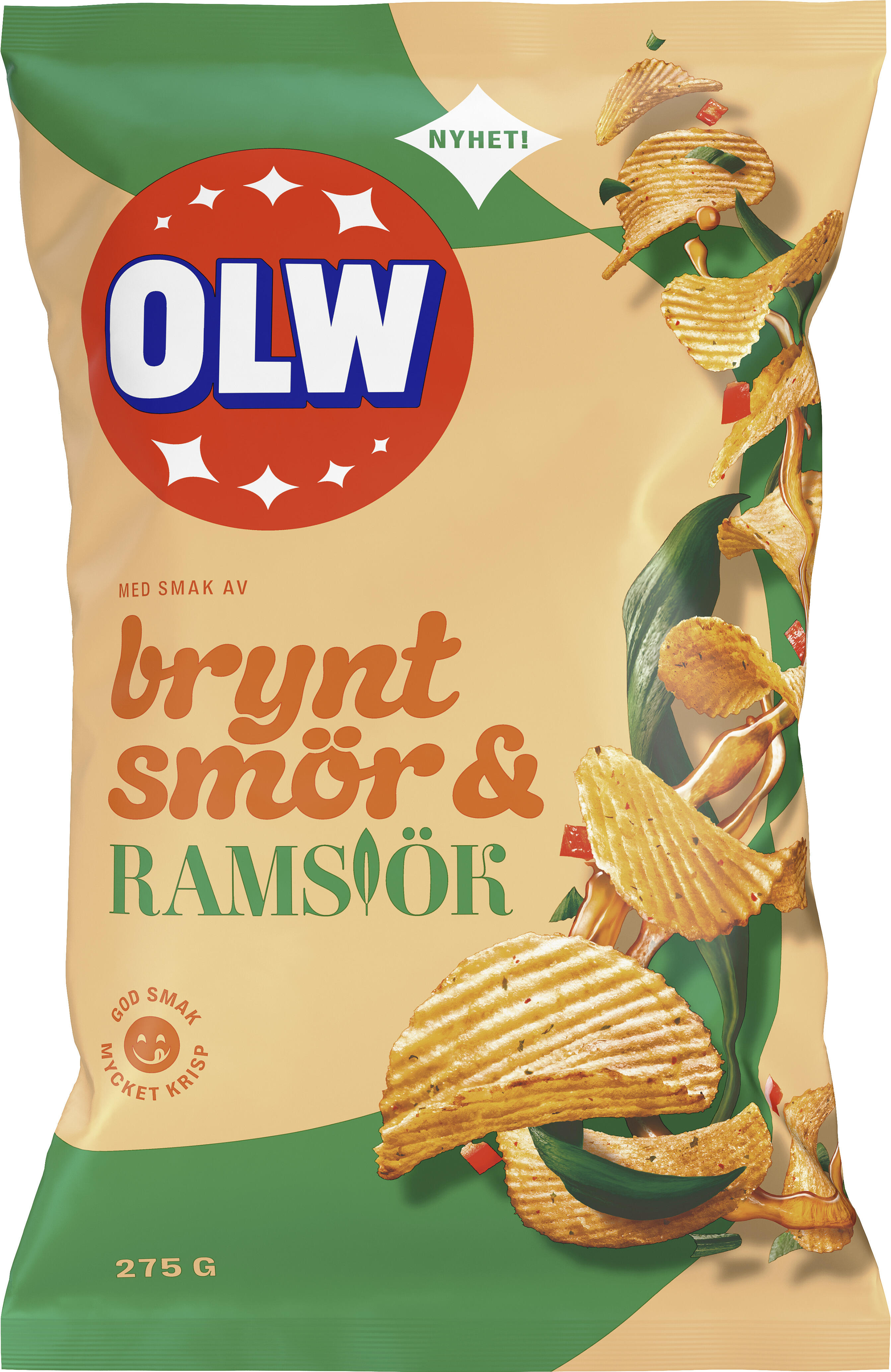 Brynt Smör Ramslök