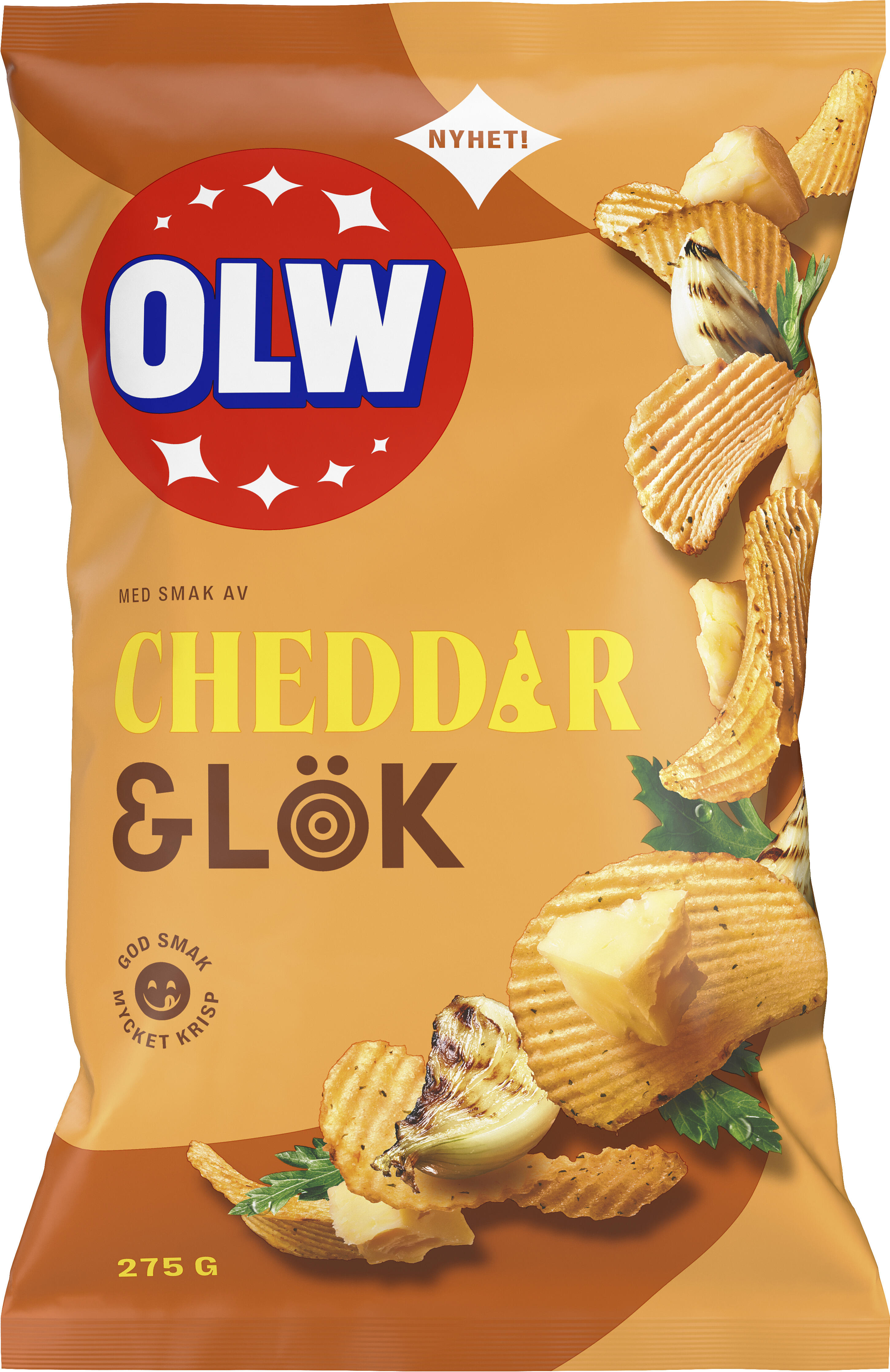 Cheddar & Lök