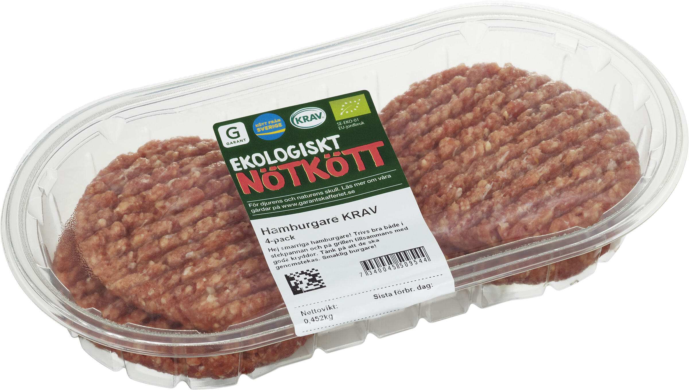 Hamburgare Nötkött 4-Pack
