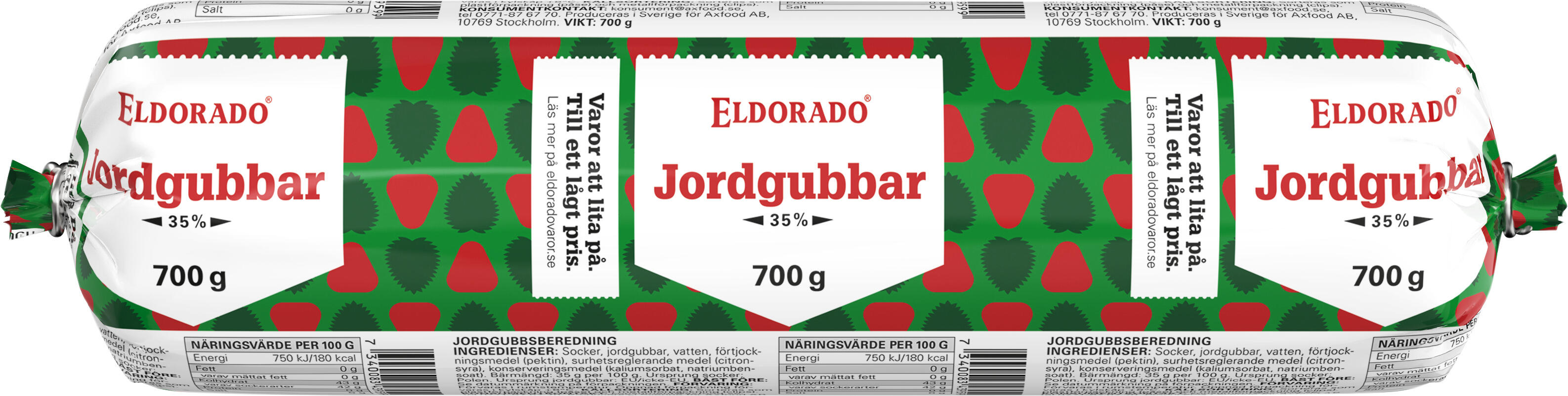 Jordgubbar 35%