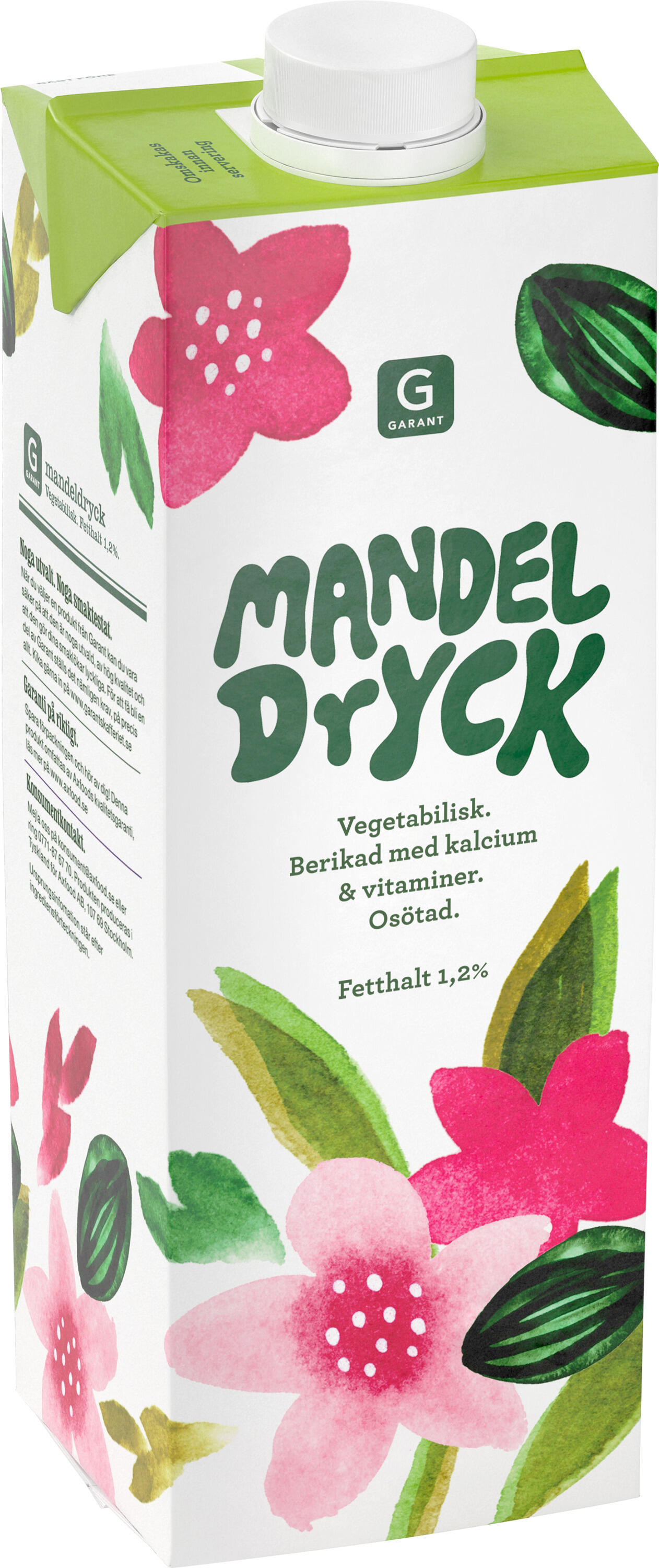 Mandeldryck Utan Tillsatt Socker