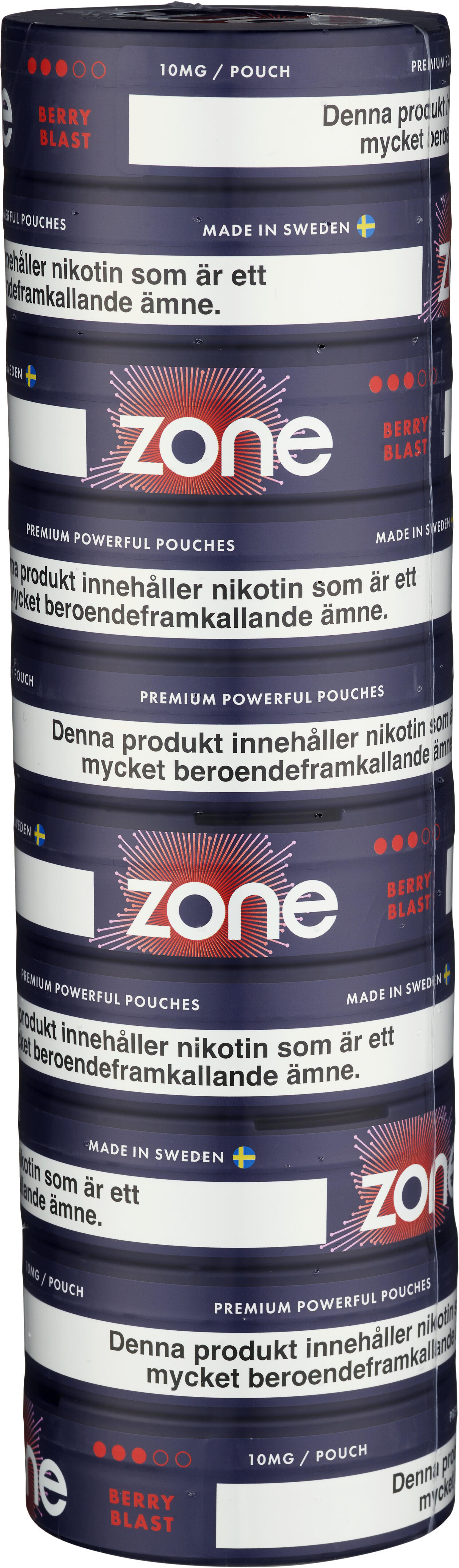 Zone Zone No23 Berry Blast Str - nikotinpåsar