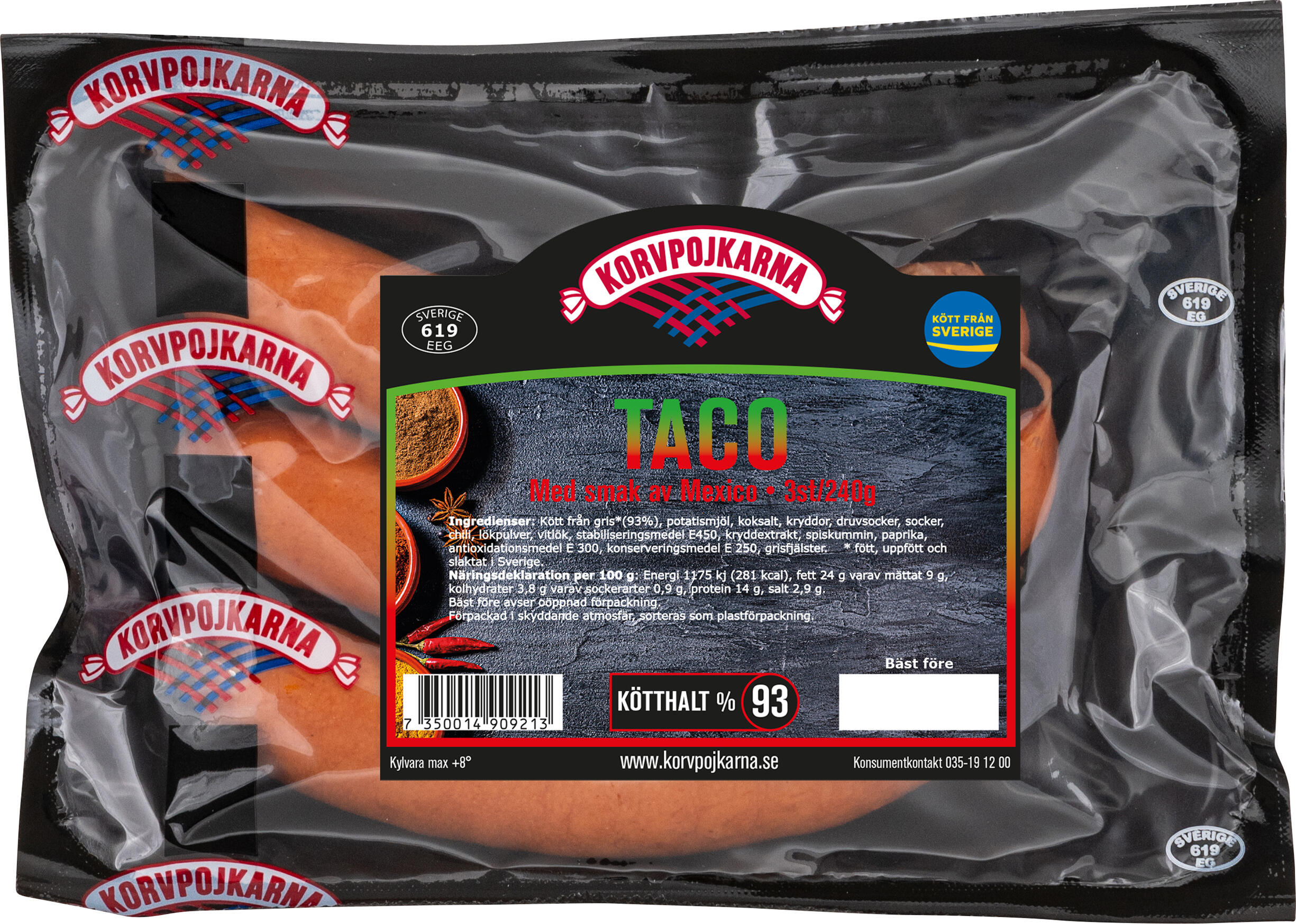 Kryddkorv Taco