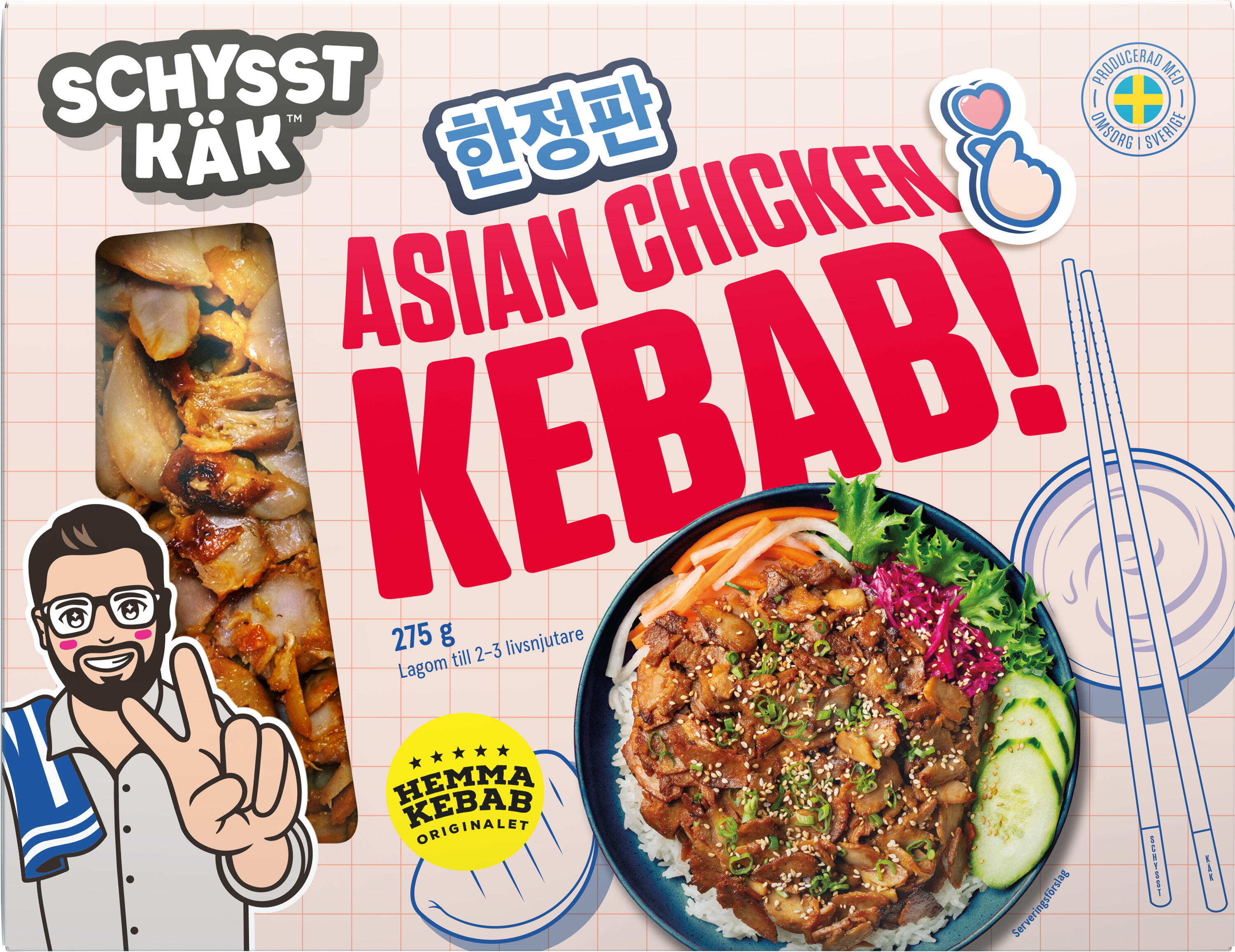 Kycklingkebab Asien