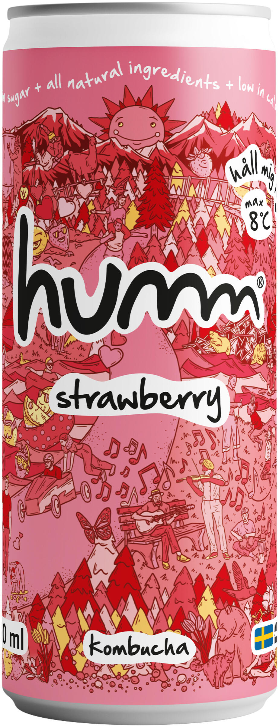 Strawberry Kombucha