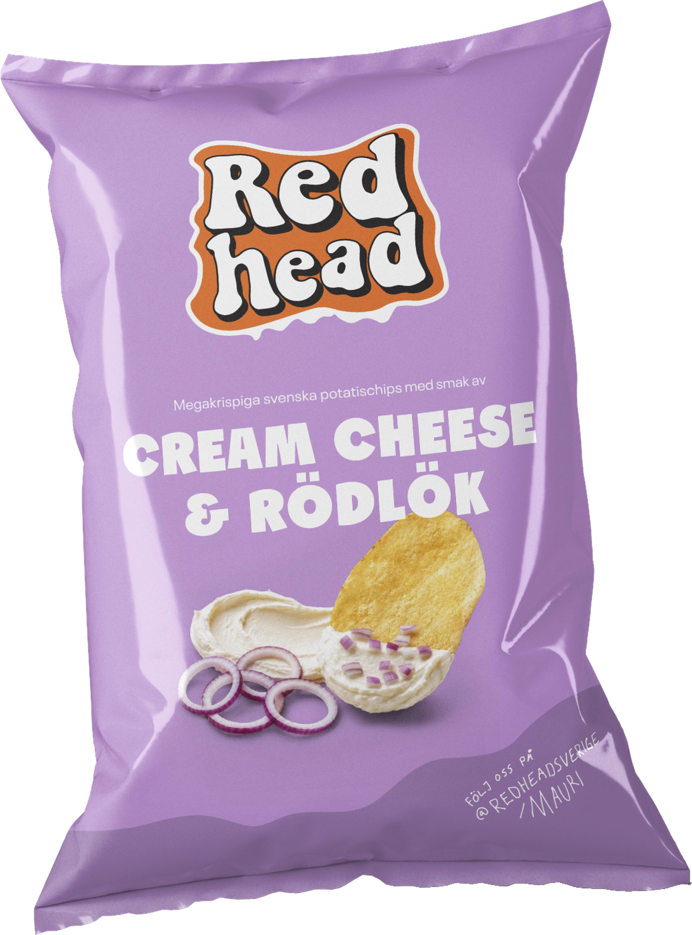 Cream Cheese& Rödlök Chips