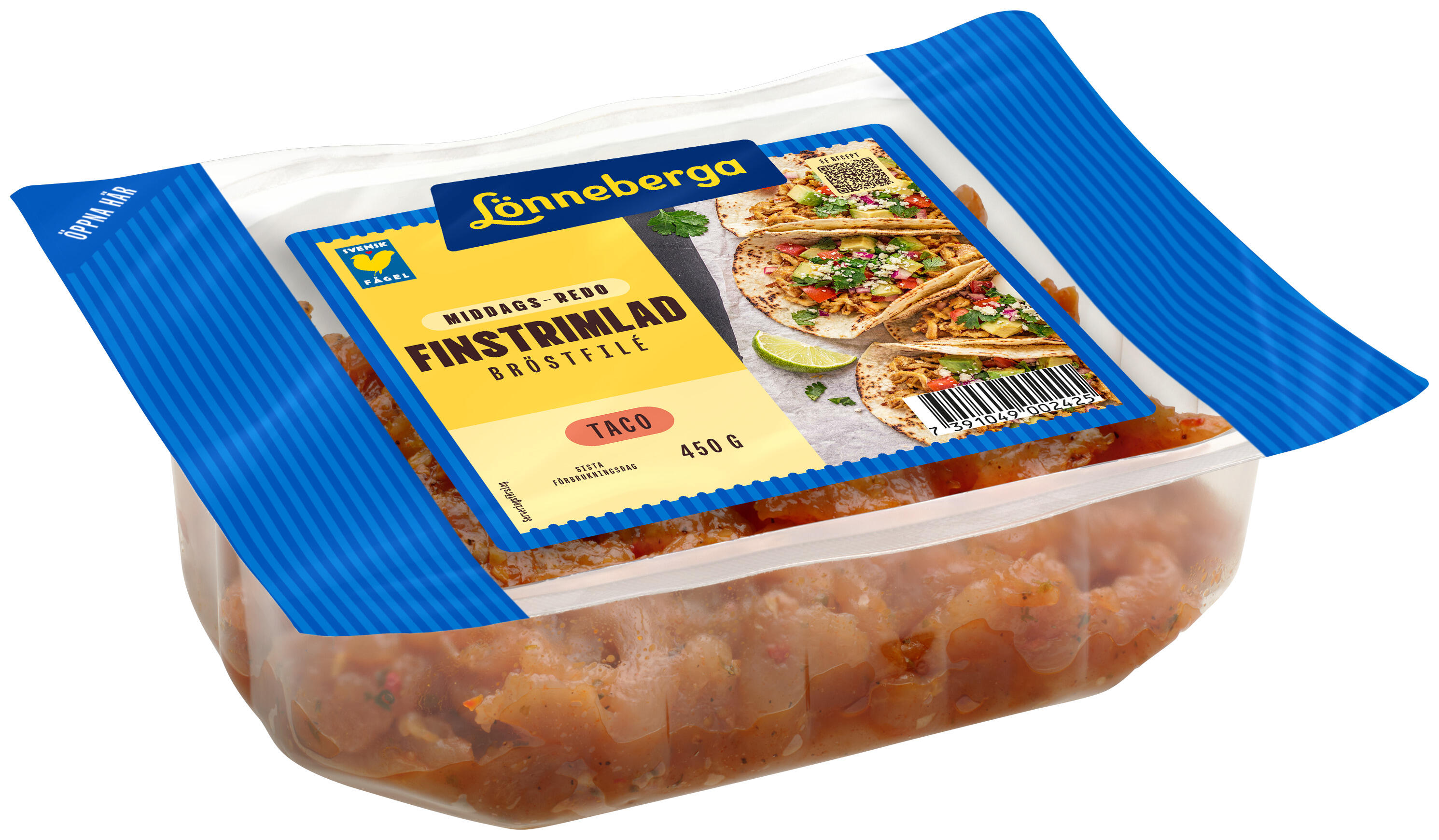 Finstrimlad Kycklingbröstfilé