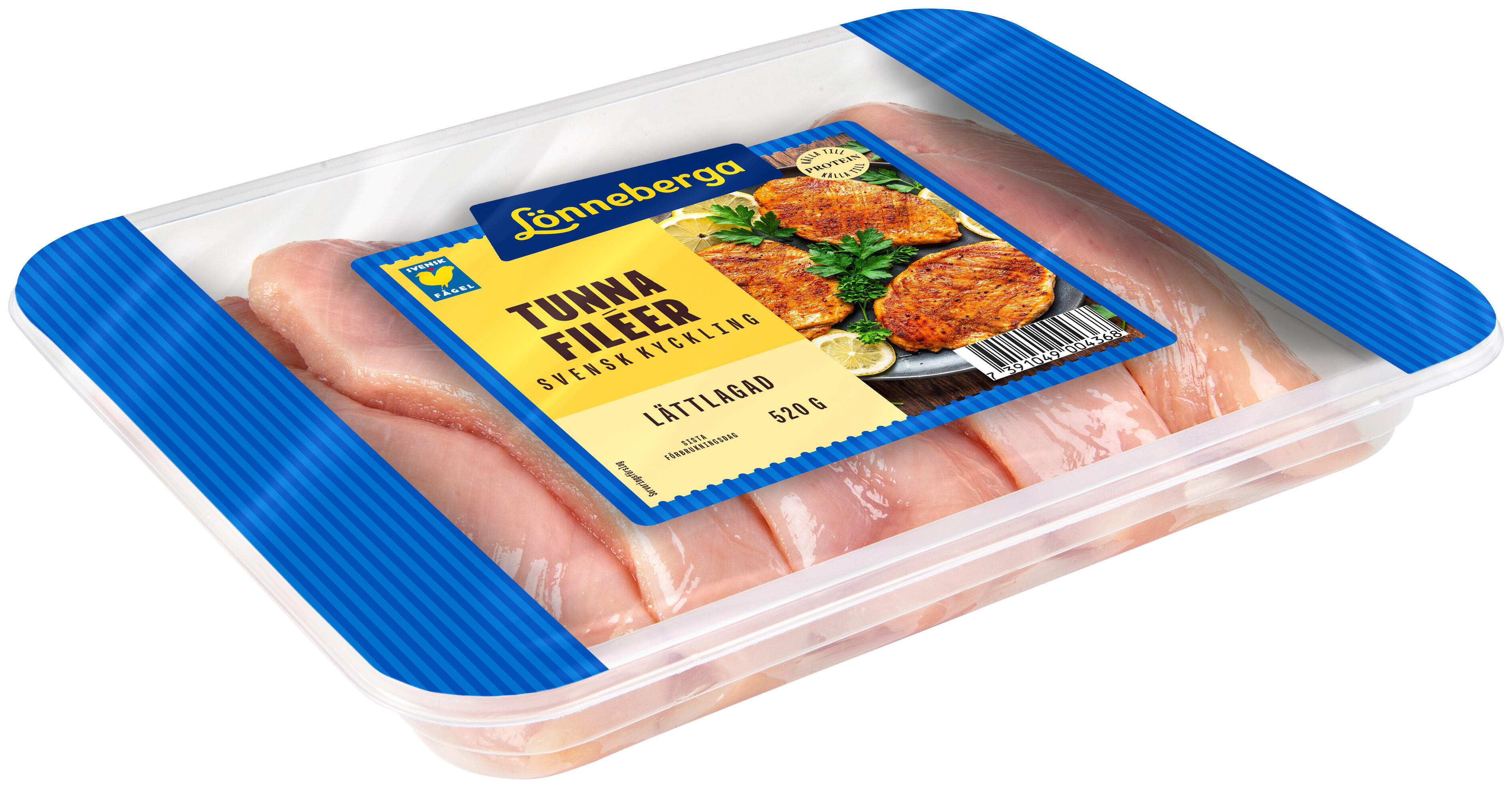 Kyckling Bröstfiléer Tunna