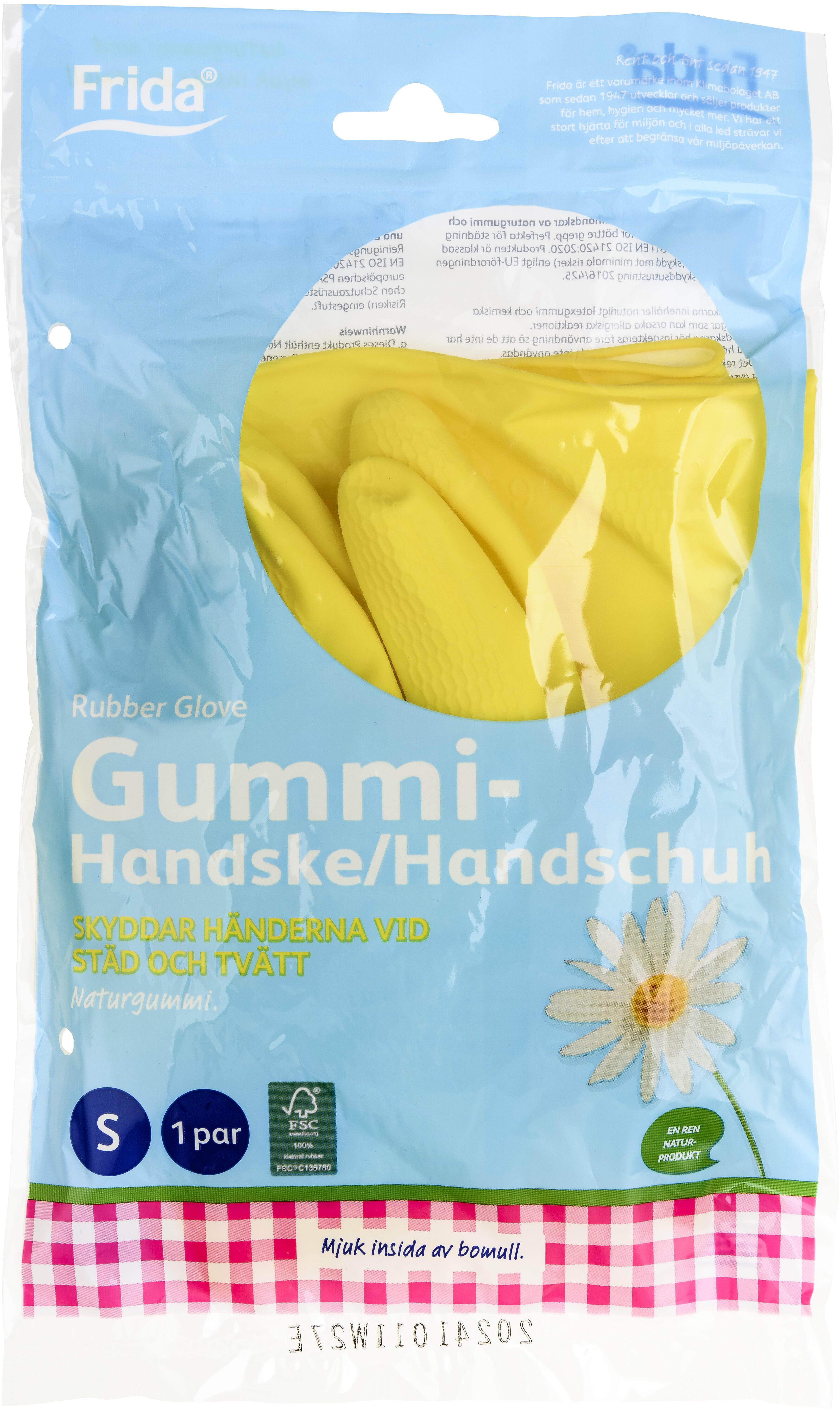 Gummihandske S Small
