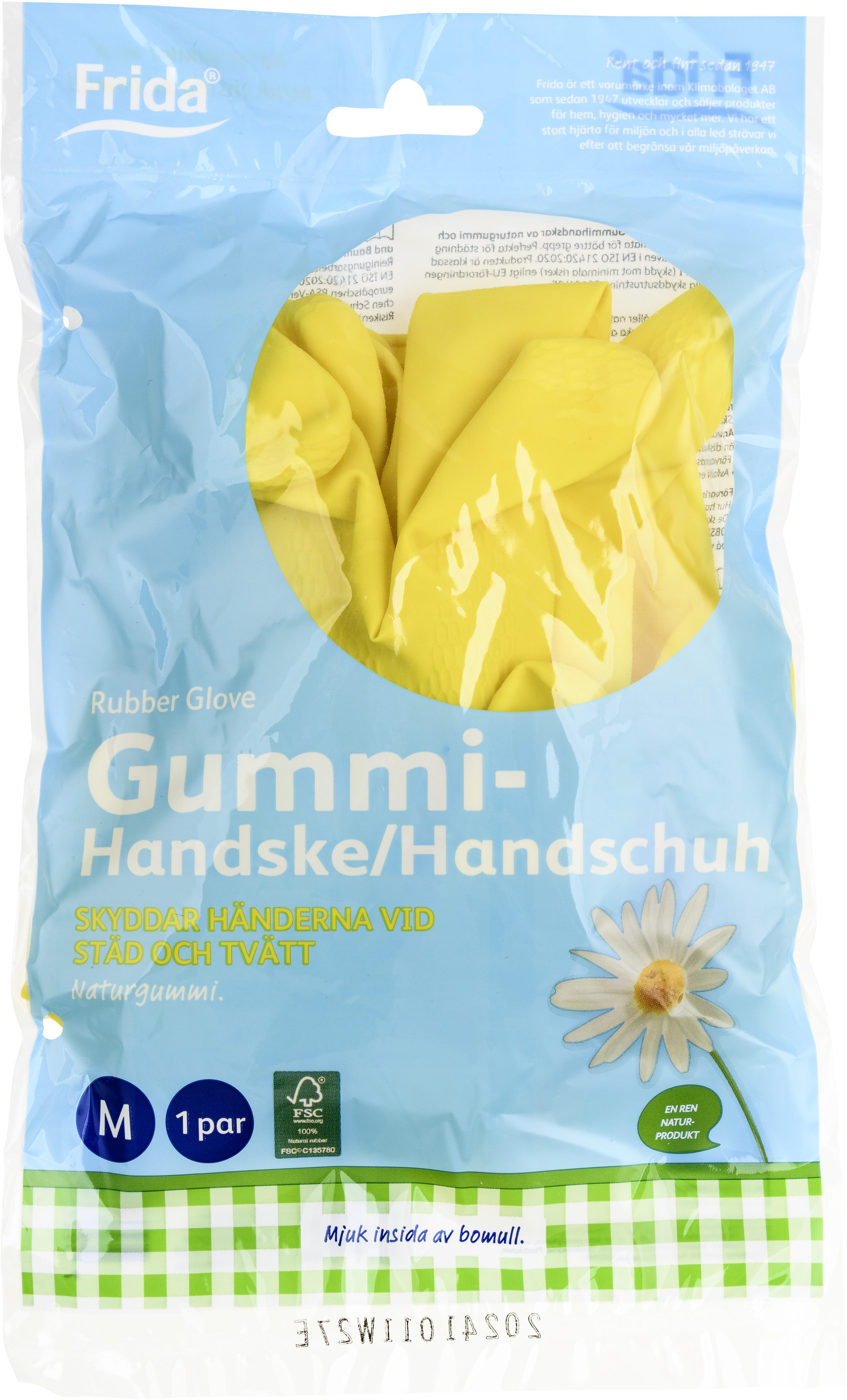 Gummihandske M Medium