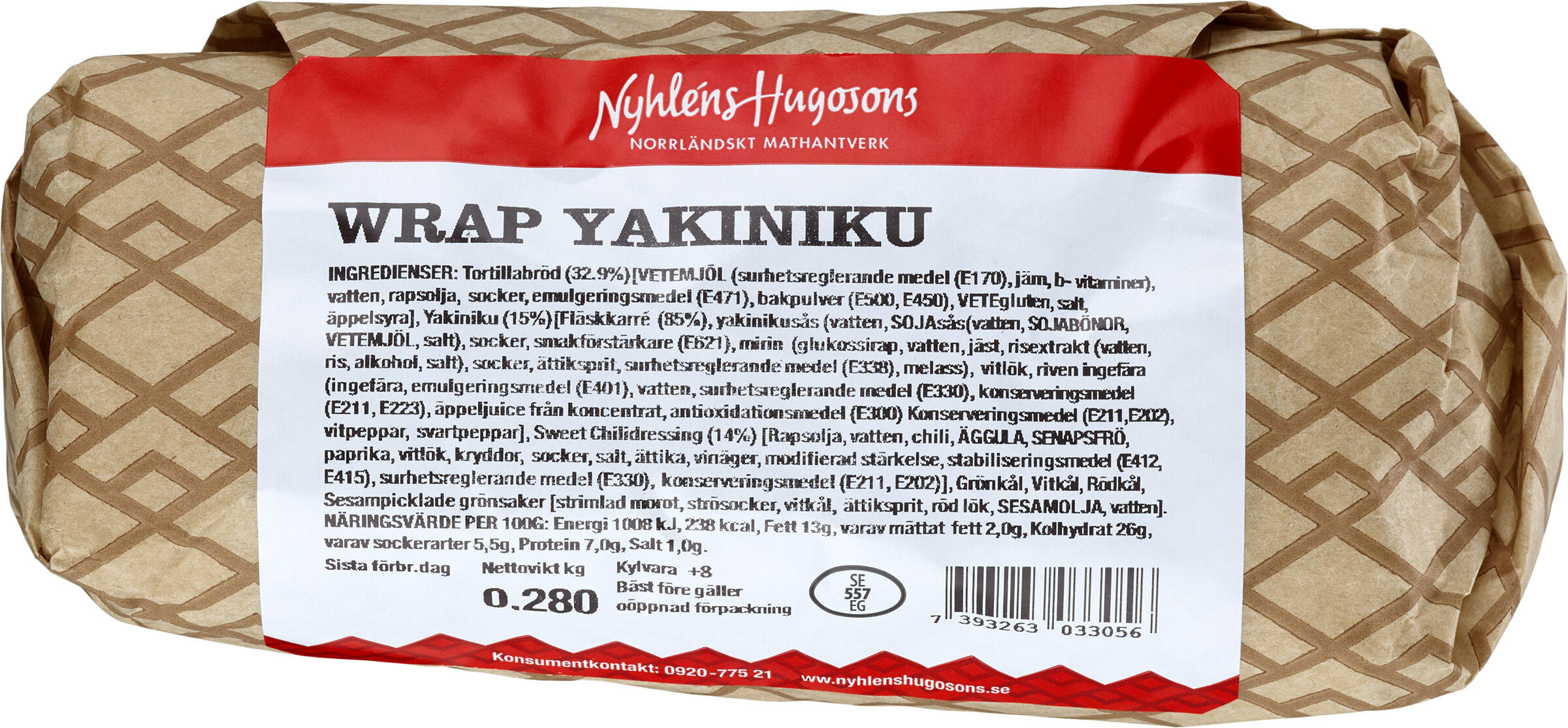 Wrap Yakiniku Sweet Chili