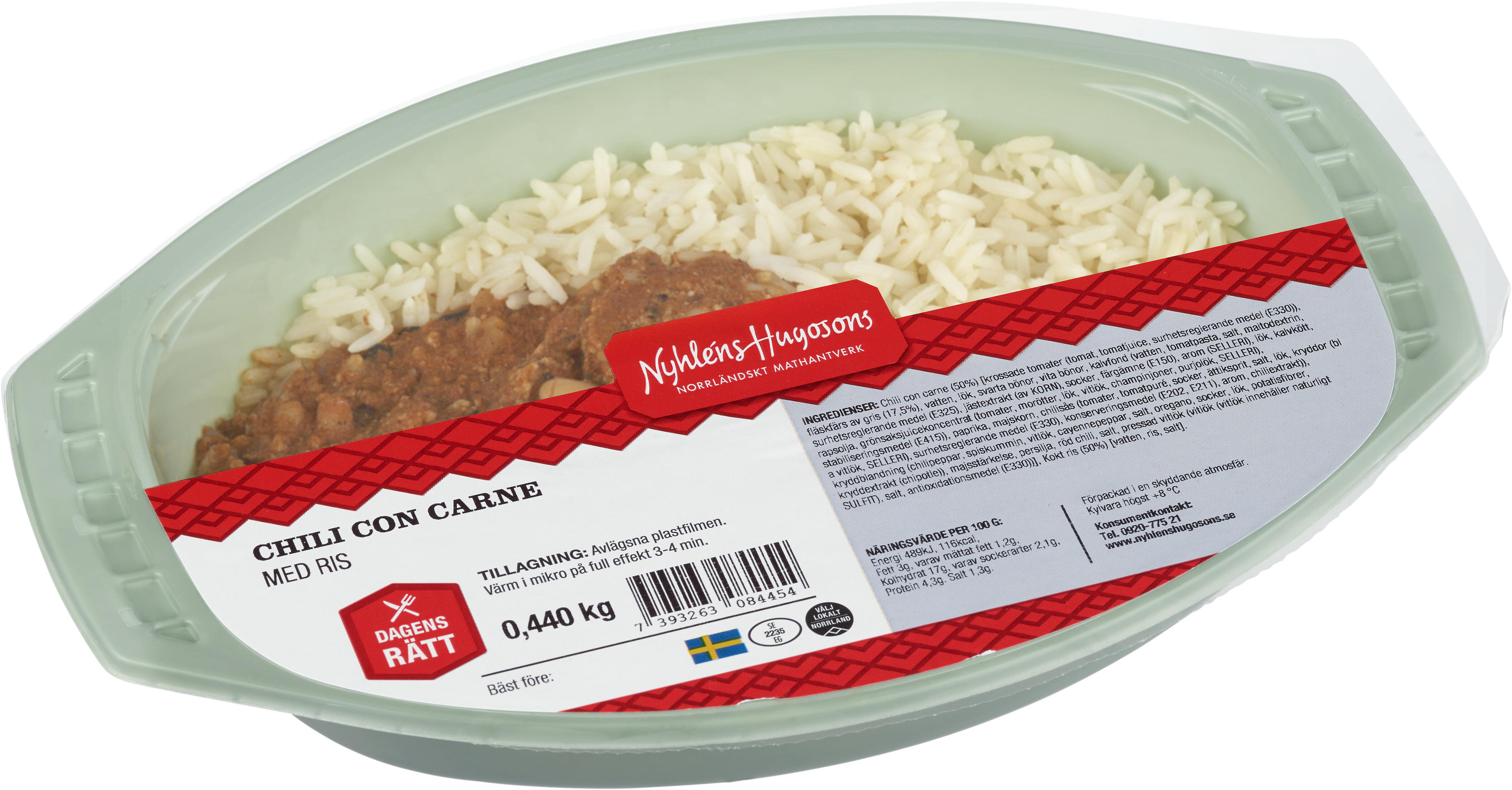 Chili Con Carn med Ris