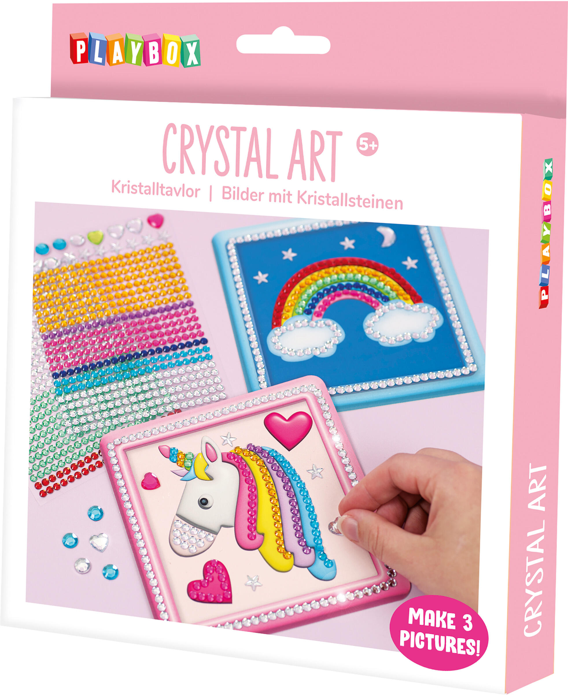 Pysselset Kristalltavlor