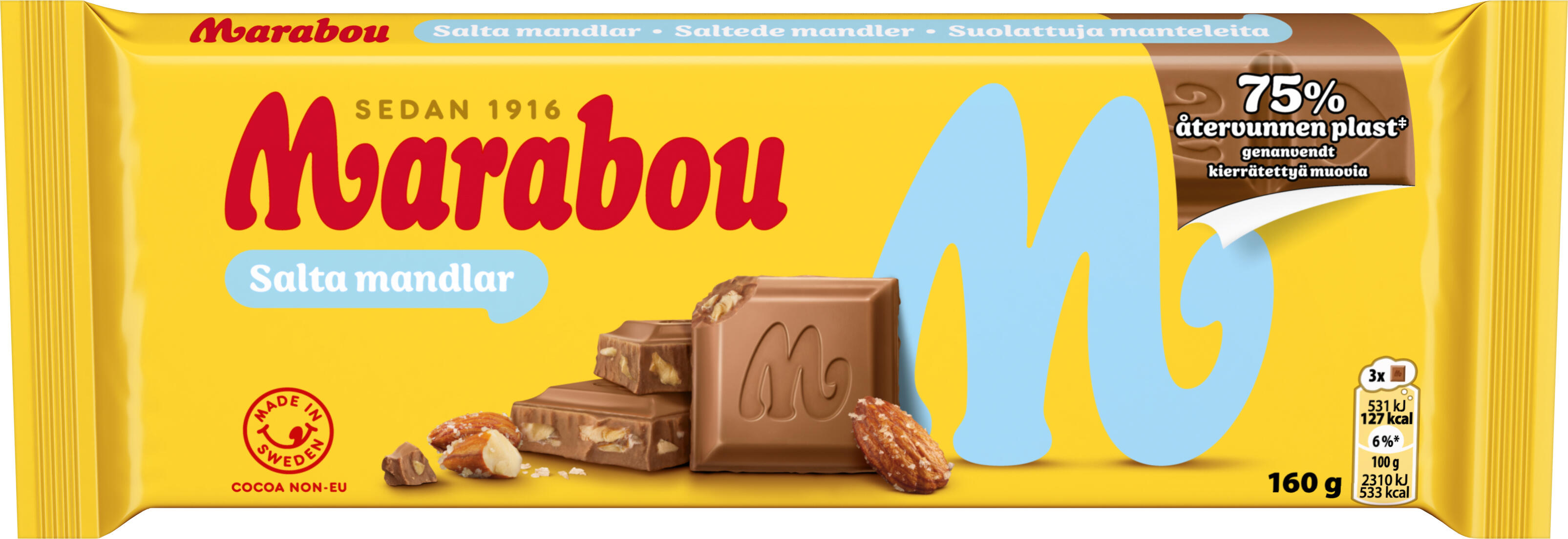 Salt Mandel Mjölkchoklad
