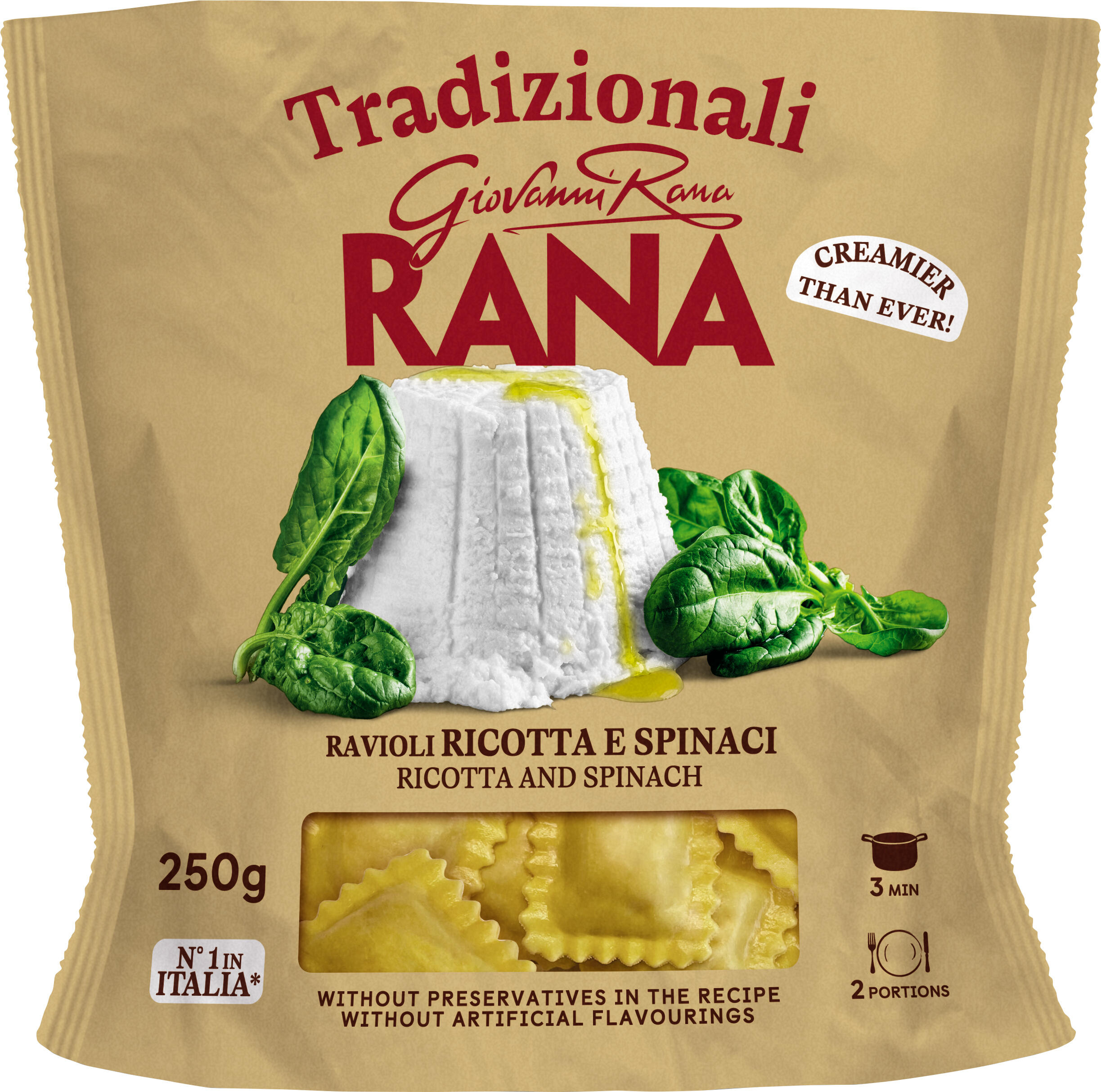 Ravioli Ricotta E Spinaci