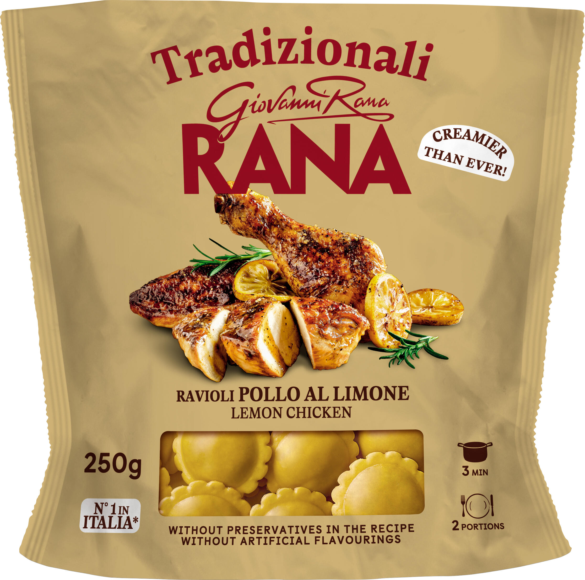 Ravioli Kyckling/Citron
