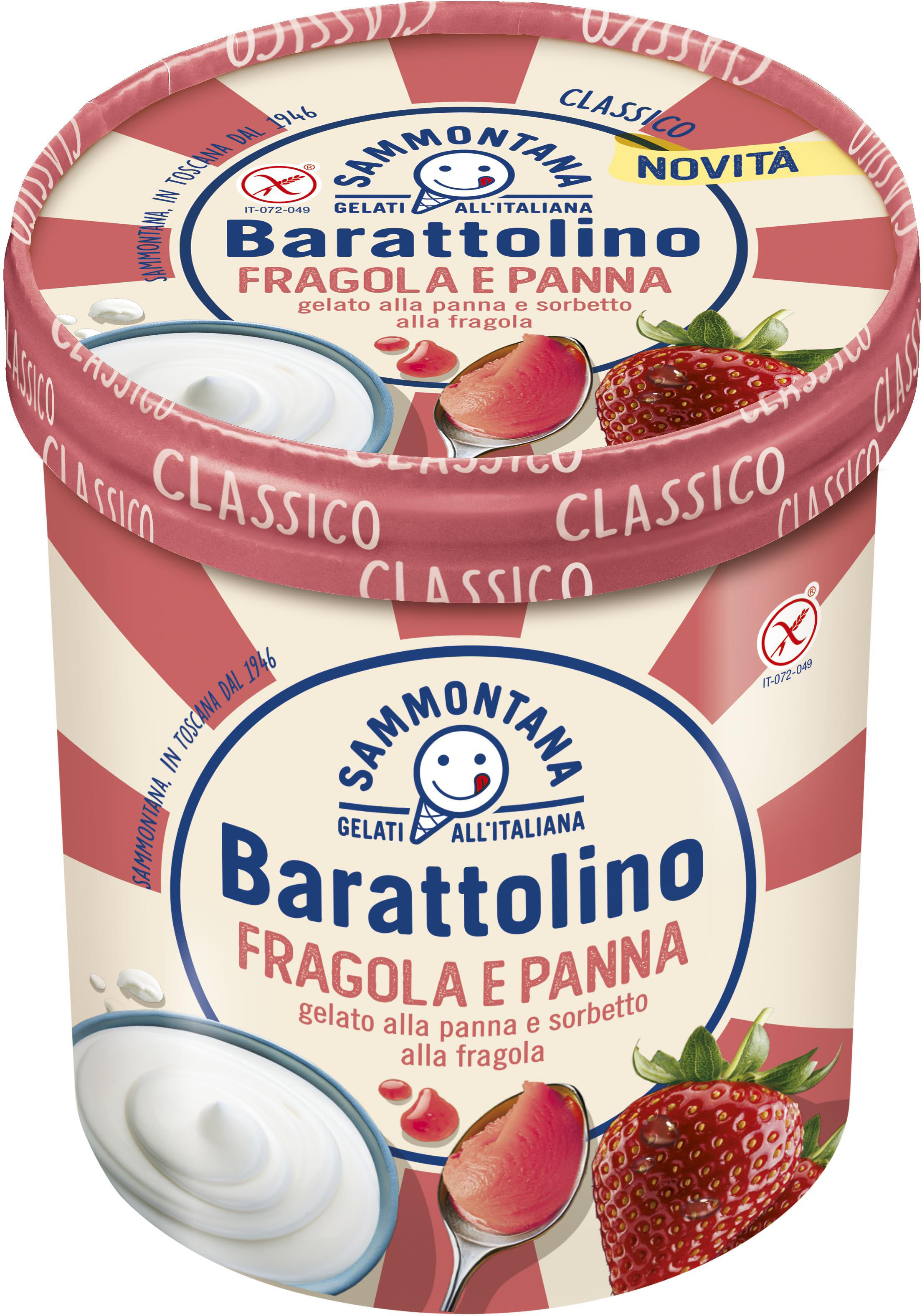 Barattolino Fragola E Panna