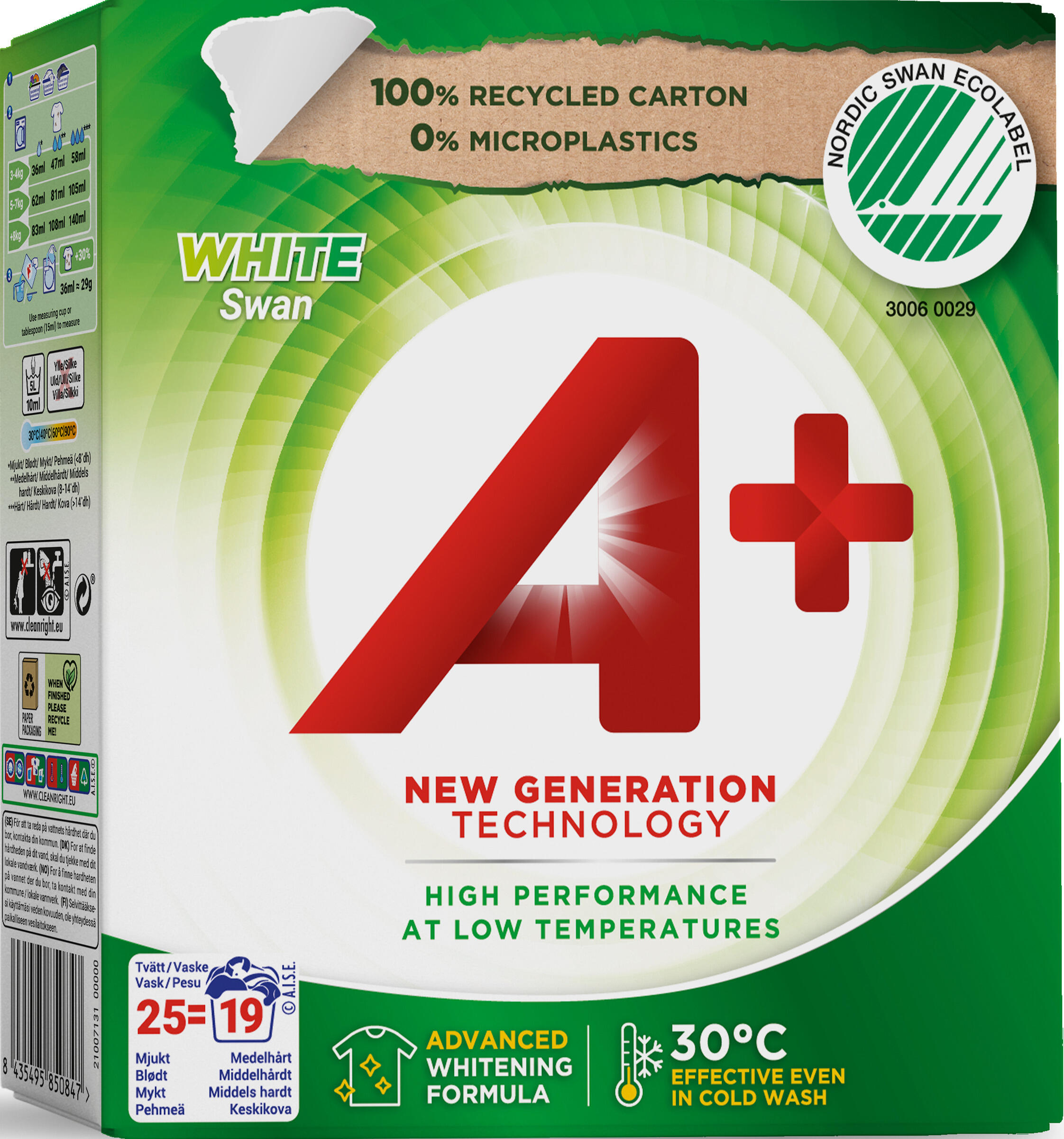 Tvättmedel Pulver Vit