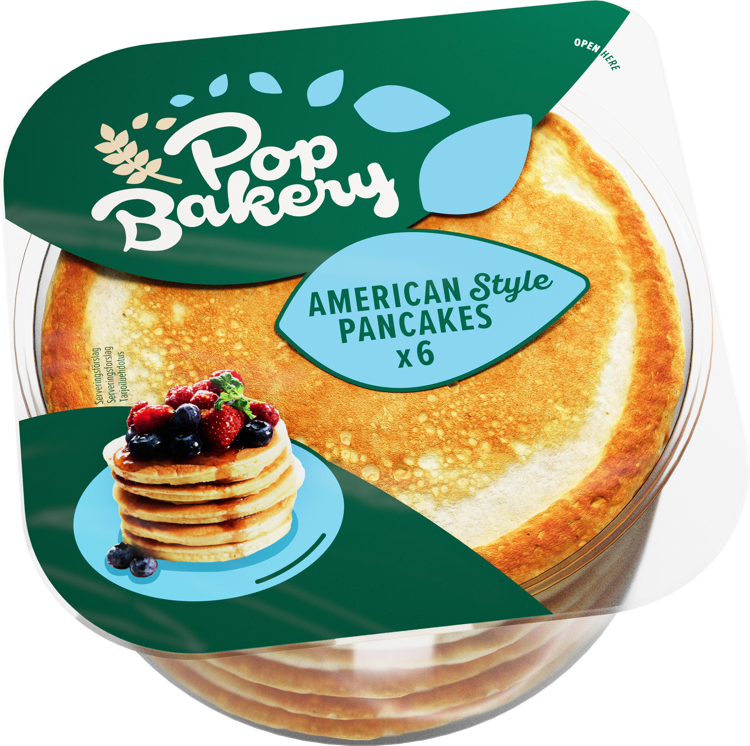 Pancakes Tjocka Och Luftiga