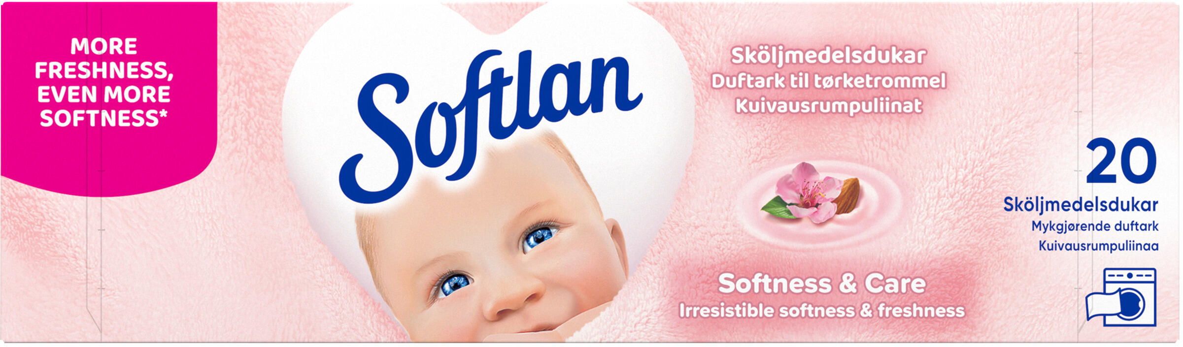 Softness&Care Sköljmedelsduk