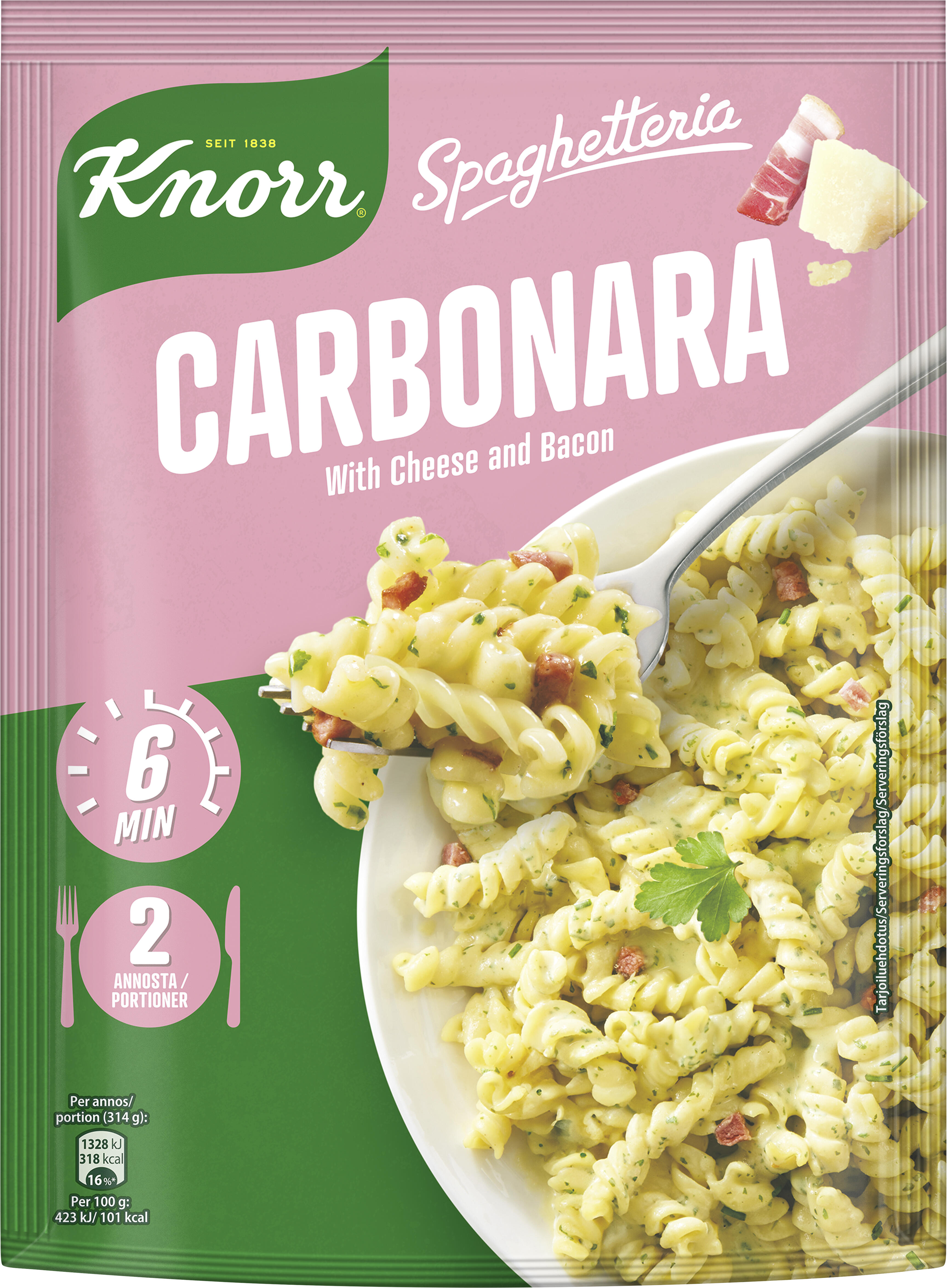 Carbonara Mix Cheese Bacon