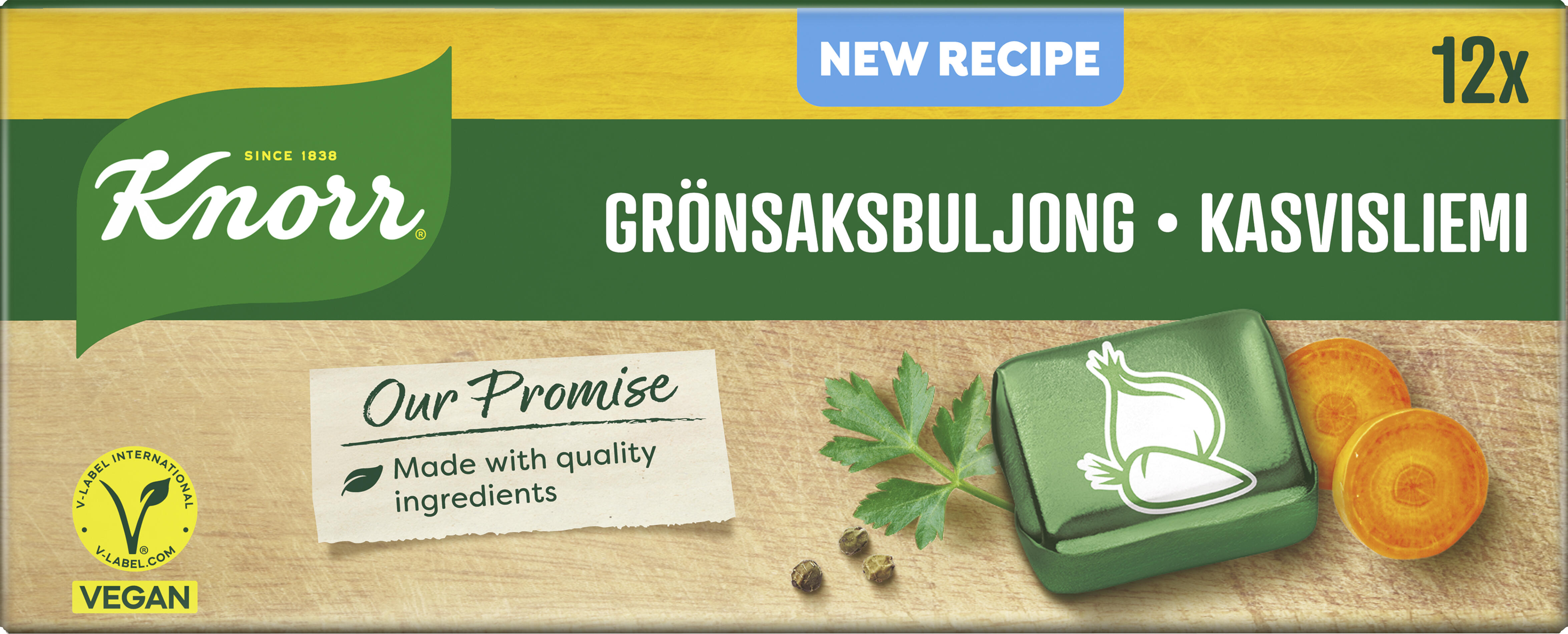 Grönsaksbuljon Tärning